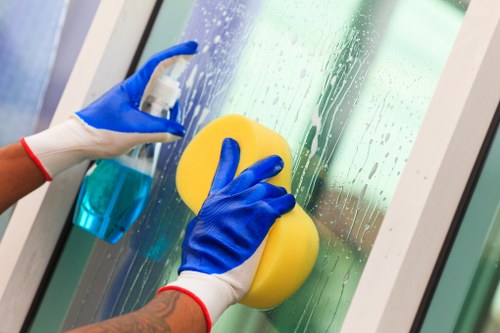 Bathroom sanitizing as part of end of tenancy cleaning