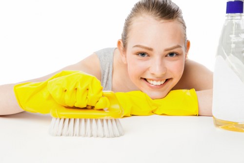 Vacuuming and dusting during move out cleaning