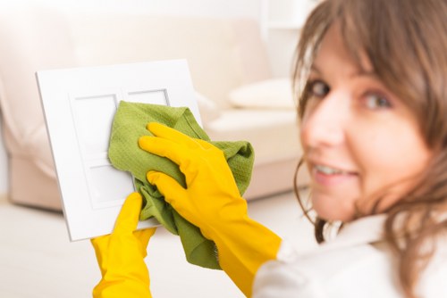 Office deep cleaning for desks and shared surfaces